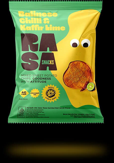 Kemasan Chips Balinese Chilli & Kaffir Lime