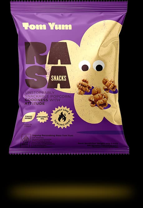 Kemasan Popcorn Tom Yum
