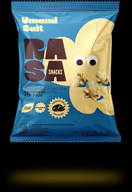Kemasan Popcorn Umami Salt